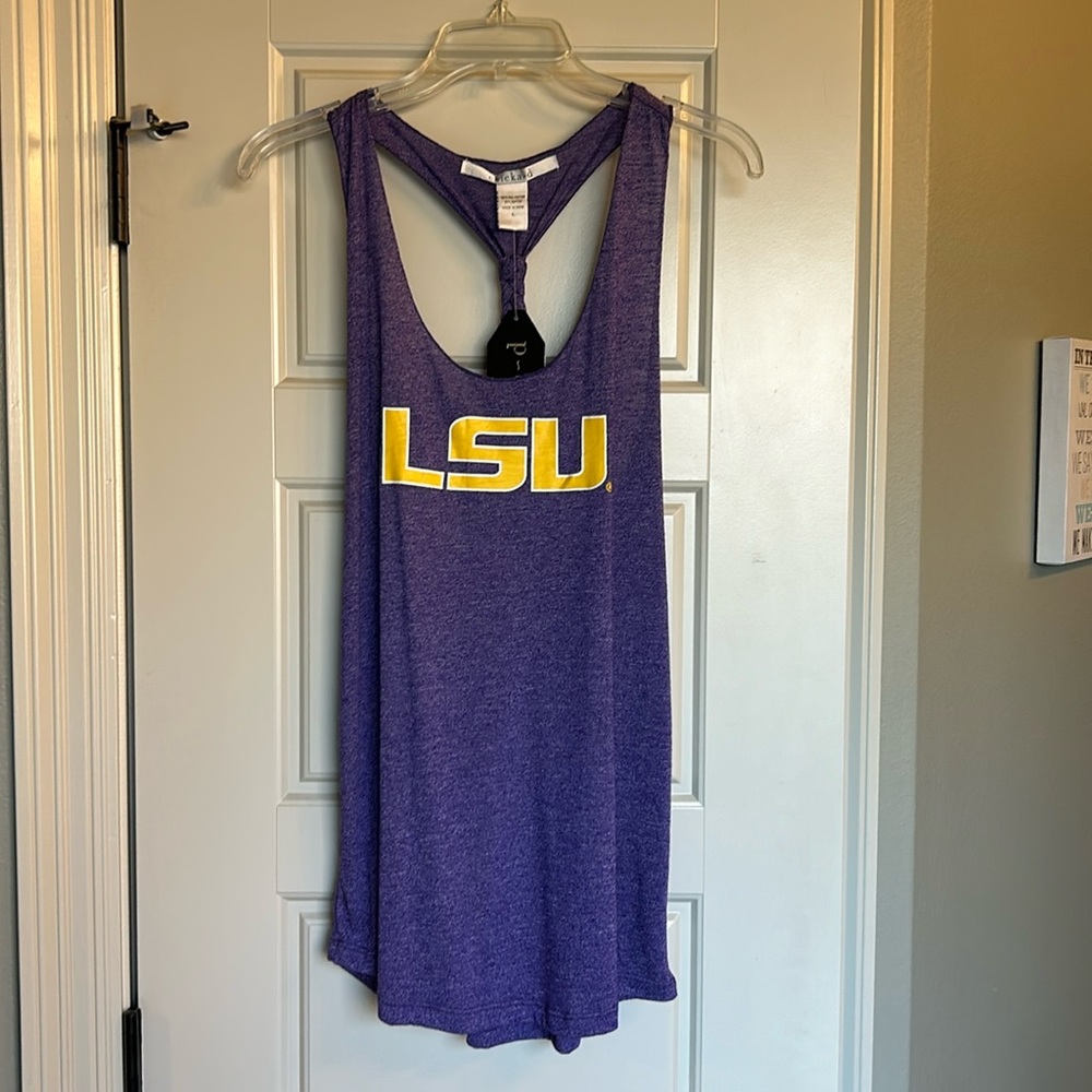 Ladies LSU tank top